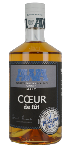 Whisky AWA tourbé Cuvée Kuentz-Bas élevé en fût de Pinot Gris